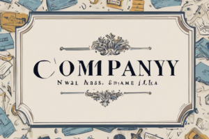 Creative Company Name Ideas to Inspire Your Brand